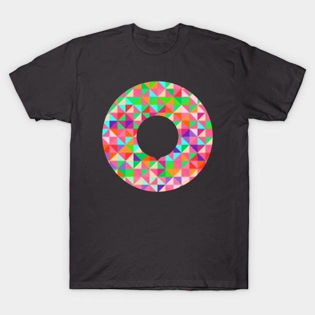 Geometric Circle T-Shirt by machmigo